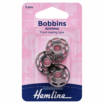 H120.12 Metal Bobbin: Bernina - 8 Hole 